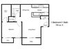 1 Bedroom Floor Plan